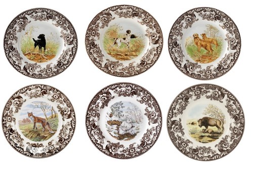 Spode woodland set x - 6,